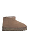 Suede Γυναικεία Μποτάκια Cognac