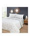 Lino Home Duvet Cover Set Cotton Single with Pillowcase 160x240 Agne Grey