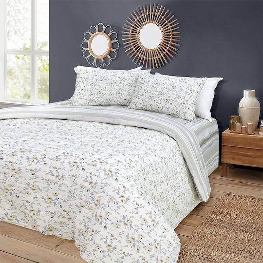 Lino Home Комплект Плик за Завивка Памучен Единичен с Калъфка 160x240 Agne Сив