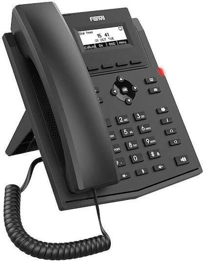 Fanvil X301W Cu fir Telefon IP 2 linii Negru