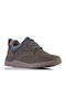 Men's Synthetic Leather Casual Shoes Gray