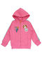 Nickelodeon Girls Cardigan with Zipper Pink