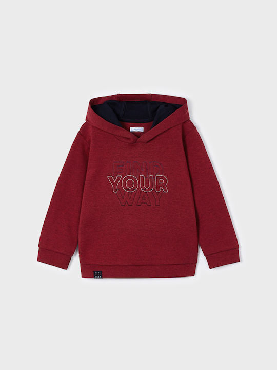Mayoral Kids' Sweater Long Sleeve Red