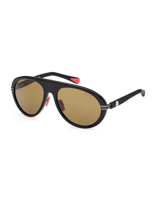 Moncler Sonnenbrillen mit Schwarz Rahmen und Braun Linse ML0240-01H