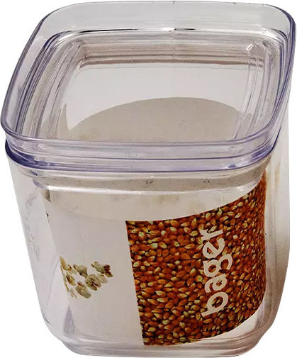 Sidirela General Use Jar with Airtight Lid Plastic Transparent 750ml
