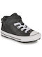 Converse Chuck Taylor All Star Kinder Sneakers Hoch mit Klettverschluss Schwarz