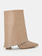 Stiefeletten Damen Beige
