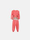 Dreams Set Top & Bottom Kids Pyjamas Orange