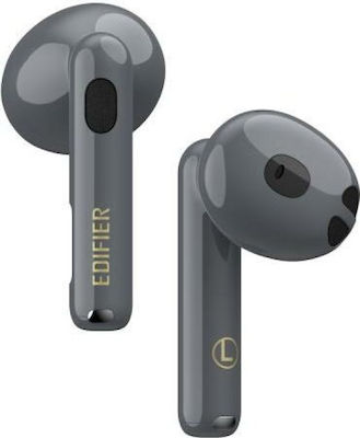 Edifier W320TN Earbud Bluetooth Handsfree Earphones with Sweat Resistance and Charging Case Gray