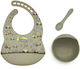 Beboulino Feeding Set made of Silicone 3pcs for 6+ months