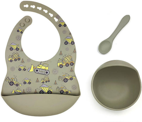 Beboulino Feeding Set made of Silicone 3pcs for 6+ months
