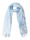 Women's Silk Scarf Light Blue