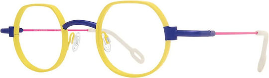 Anne et Valentin Prescription Eyeglass Frame Yellow