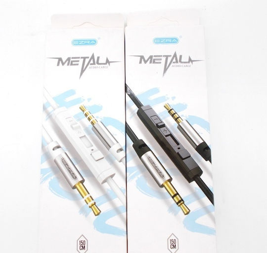 Ezra Ezra 3.5mm Jack Cable - 3.5mm Male to 3.5mm Male Black 1.5m