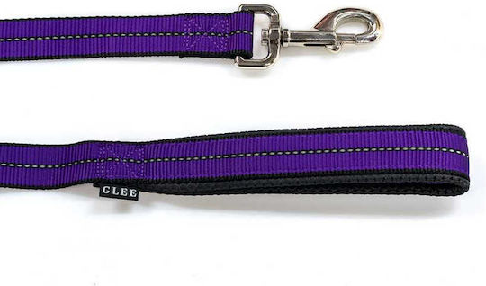 Glee Hundeleine/Führleine Riemen Einzeln in Lila Farbe 1.22m x 2cm