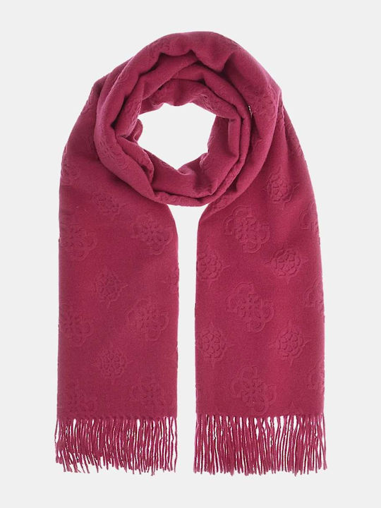 Guess Women's Wool Scarf Purple