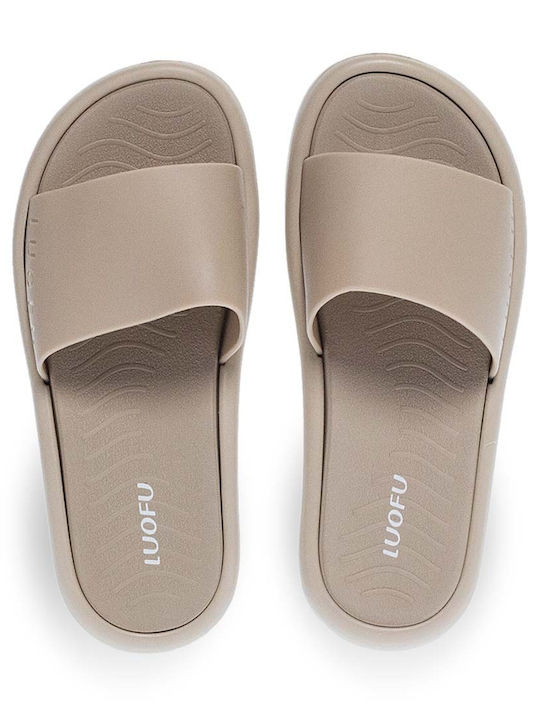 Luofu Slides σε Καφέ Χρώμα