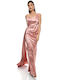 RichgirlBoudoir Maxi Evening Dress Pink