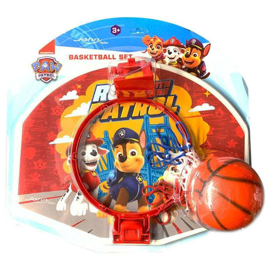 John Outdoor Wall Mounted Basketball Hoop with Ball