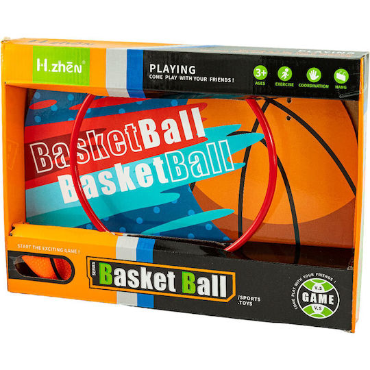 Gounaridis Toys Indoor & Outdoor Wall Mounted Basketball Hoop with Ball