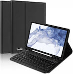Buddi Flip Cover cu Tastatură Engleză SUA Negru (Galaxy Tab S8Universal 11" - Universal 11") 115345