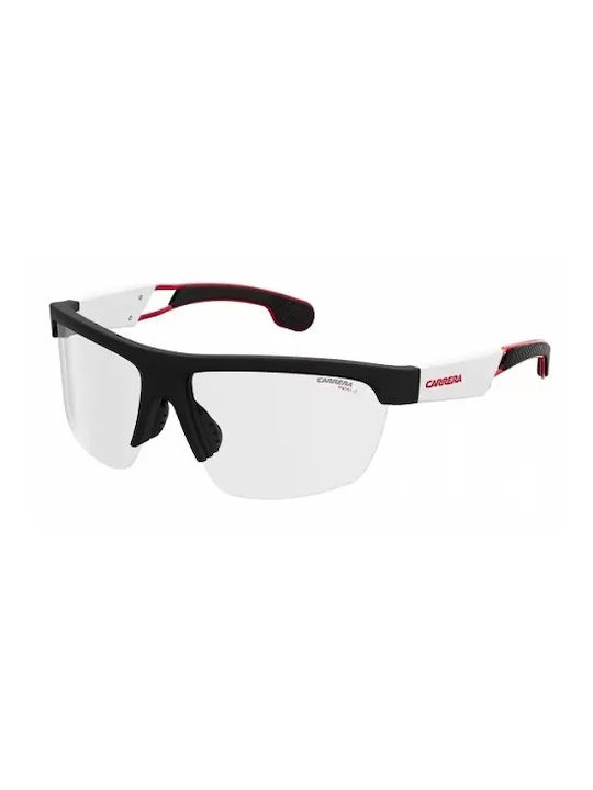 Carrera Men's Sunglasses with White Plastic Frame and Transparent Mirror Lens 4005S 4NL/SW