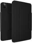 Uniq Flip Cover Σιλικόνης / Πλαστικό Μαύρο (iPad Pro 2020 11")