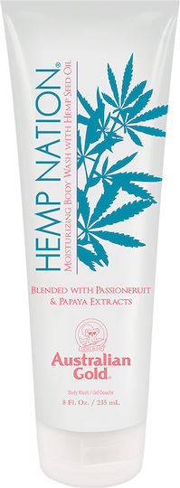 Australian Gold Hemp Nation Schaumbad in Gel mit Glycerin & Duft Tropische Früchte 235ml