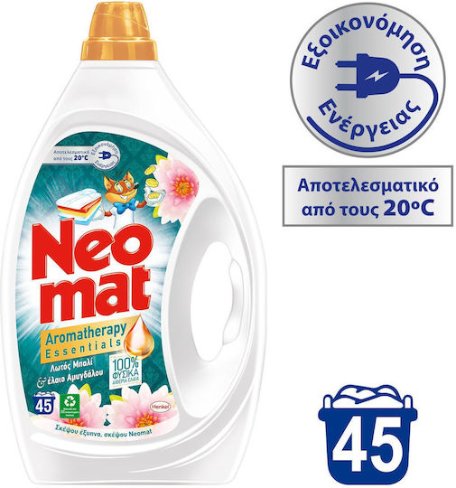 Neomat Aromatotherapy Liquid Detergent for Whites & Coloreds Clothes 25lt (45 Measuring Cups)