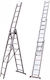 Pankoskal Professionelle Dreifach Kombinationsleiter Aluminium