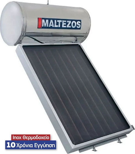 Maltezos Malt Solar Water Heater 200lt Inox 6 sq.m. Selective