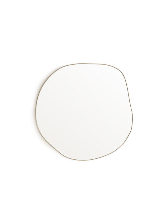 La Redoute Interieurs Wall Mirror with Yellow Metallic Frame 13x58cm 1pcs
