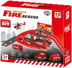 Luna Fire Rescue Track Fire Truck for 3++ Years