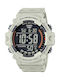 Casio Collection Ανδρικό Ρολόι Μπαταρίας με Λευκό Καουτσούκ Λουράκι