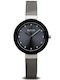 Bering Time Damen Γυναικείο Ρολόι 29mm Μπαταρίας με Γκρι Κεραμικό Μπρασελέ