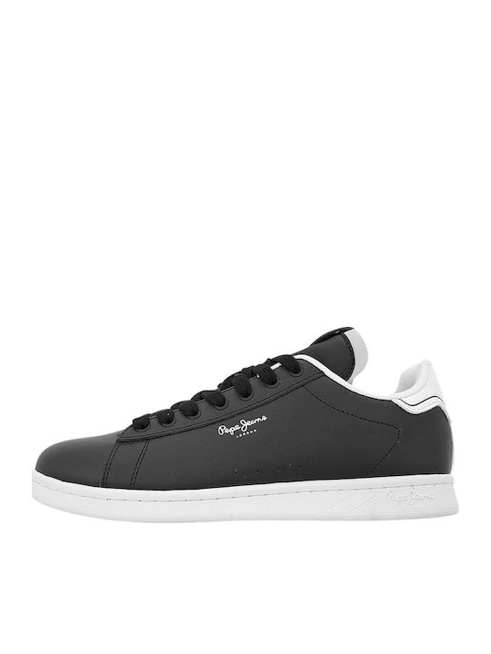 Pepe Jeans Player Basic Sneakers Μαύρα