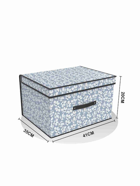Tpster Stoff Aufbewahrungsbox mit Deckel 41x35x20cm 1Stück