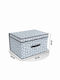 Tpster Stoff Aufbewahrungsbox mit Deckel 60x40x30cm 1Stück