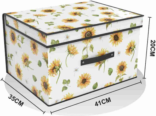 Tpster Stoff Aufbewahrungsbox mit Deckel