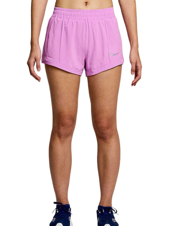 Saucony Outpace 3 Women's Activewear Shorts Purple