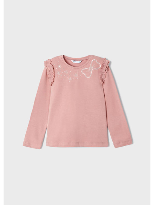 Mayoral Kids Blouse Long Sleeve Pink