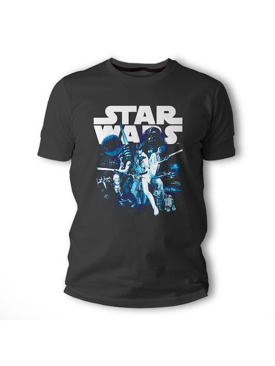 Frisky T-shirt Star Wars Μαύρο