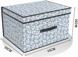 Tpster Υφασμάτινο Κουτί Αποθήκευσης σε Λευκό Χρώμα 35x30x20cm