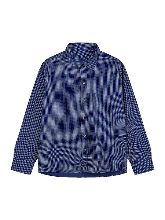 Kinder Polka Dot Hemd Langarm Mαρέν
