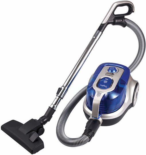 Heinner HVC-V750BL Vacuum Cleaner 750W Bagged 2.2lt Blue