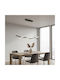 GloboStar Morales Pendant Light Black Rail 90x14x14cm