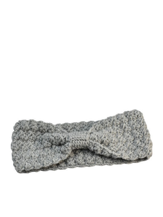 Headband Knitted in Gray color