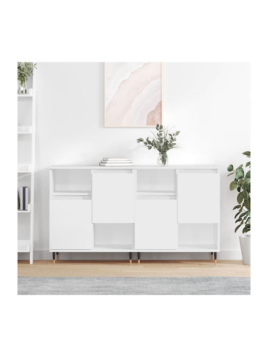 Wooden Buffet White L120xW35xH70cm