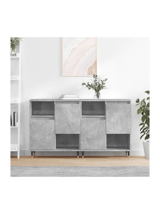 Wooden Buffet Gray L120xW35xH70cm