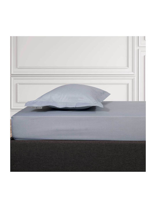 Greenwich Polo Club Bettlaken Super-Doppel mit Gummiband 160x200+35cm. 2506 Gray